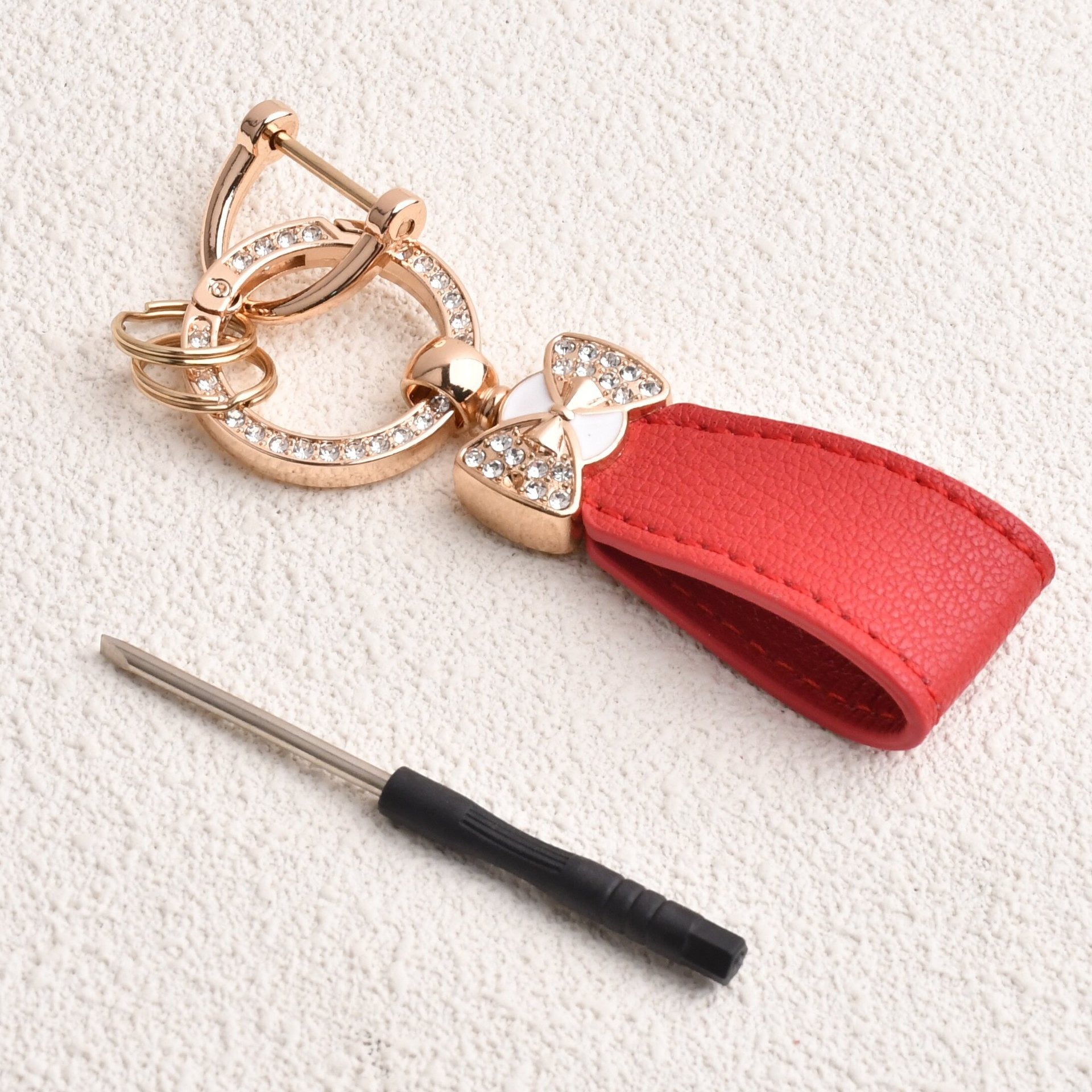 Wholesale Diamond Bow Bracelet Keychain